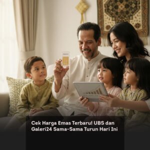 Cek Harga Emas Terbaru! UBS dan Galeri24 Sama-Sama Turun Hari Ini