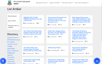 Filterisasi Penjaringan Calon Kadis di Garut Dituding Tidak Transparan, GLMPK: Jabatan Kepala Dinas Bukan Untuk Coba-Coba