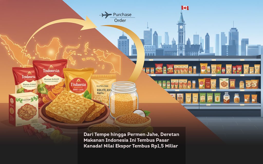 Dari Tempe hingga Permen Jahe, Deretan Makanan Indonesia Ini Tembus Pasar Kanada! Nilai Ekspor Tembus Rp1,5 Miliar locusonline featured image Mar 2026