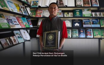 Dari Titik ke Ayat Suci, Perjuangan Pekerja Percetakan Al Qur’an Braille locusonline featured image Mar