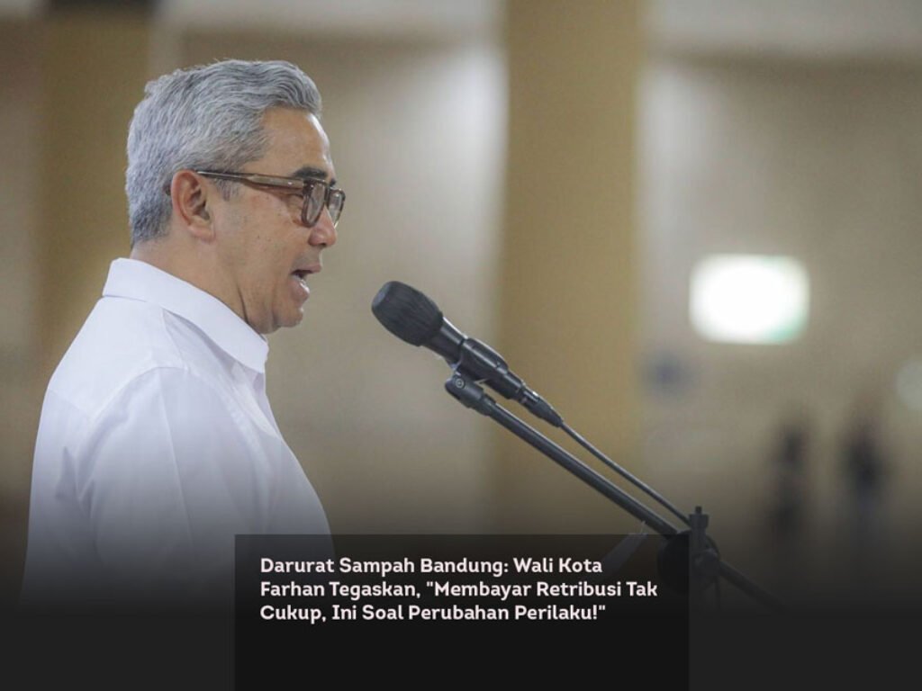 Darurat Sampah Bandung: Wali Kota Farhan Tegaskan, “Membayar Retribusi Tak Cukup, Ini Soal Perubahan Perilaku!”