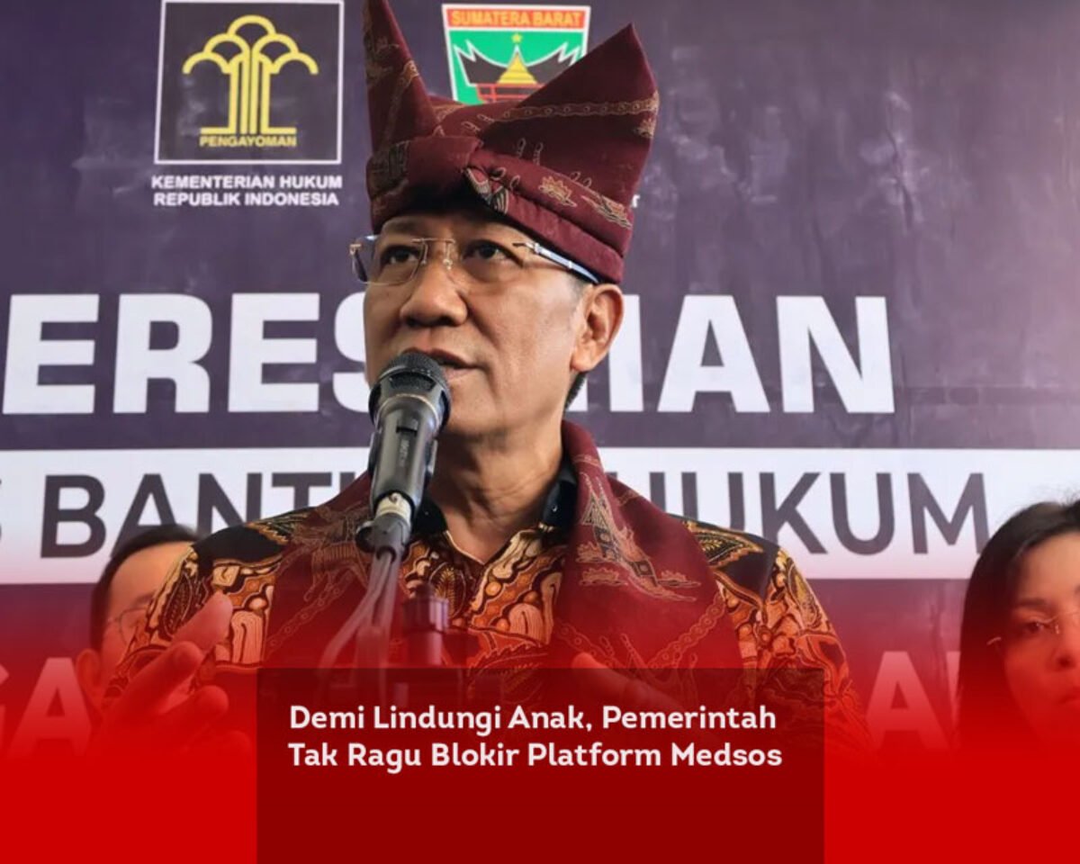 Demi Lindungi Anak, Pemerintah Tak Ragu Blokir Platform Medsos