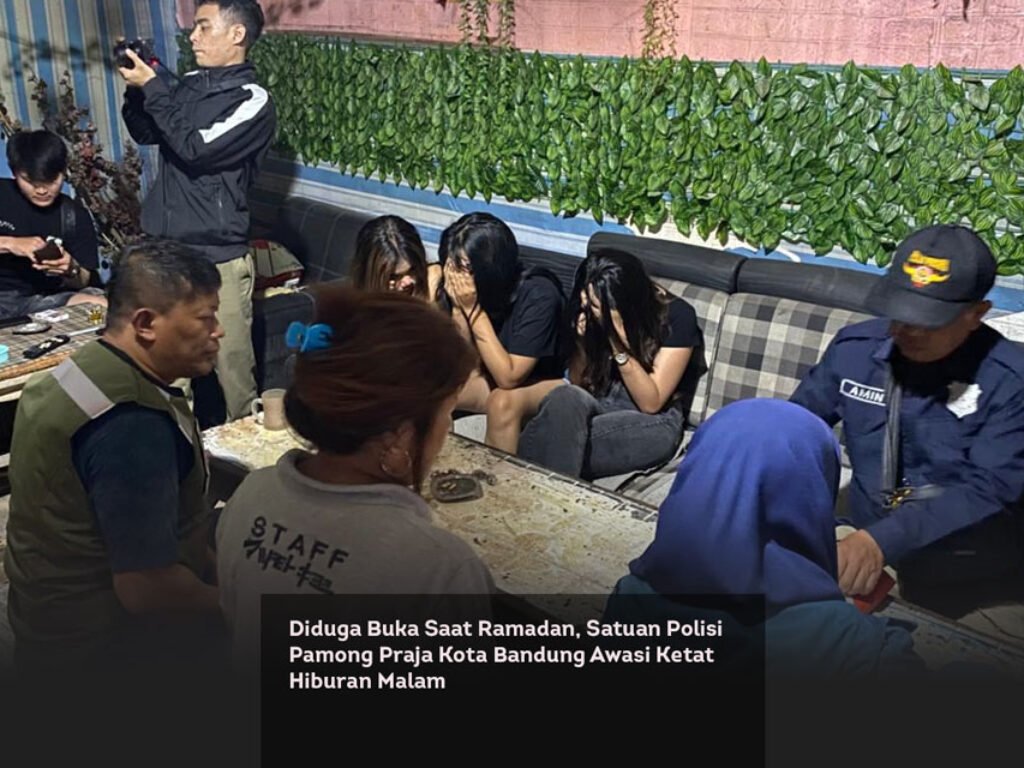 Diduga Buka Saat Ramadan, Satuan Polisi Pamong Praja Kota Bandung Awasi Ketat Hiburan Malam