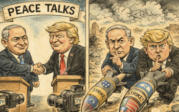 Benjamin Netanyahu dan Donald Trump Main Dua Babak, Diplomasi di Kamera, Rudal di Lapangan