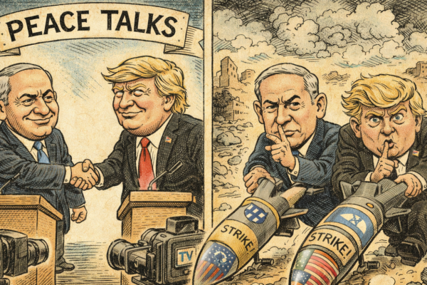 Diplomasi di depan kamera, rudal di lapangan