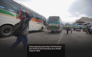 Dishub Bandung Kerahkan 701 Personel dan ATCS 24 Jam Amankan Arus Mudik Lebaran 2026