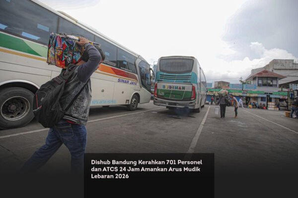 Dishub Bandung Kerahkan 701 Personel dan ATCS 24 Jam Amankan Arus Mudik Lebaran 2026 locusonline featured image Mar 2026