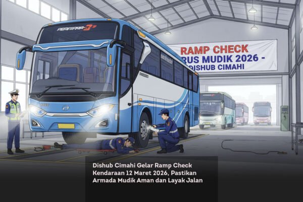 Dishub Cimahi Gelar Ramp Check Kendaraan 12 Maret 2026, Pastikan Armada Mudik Aman dan Layak Jalan locusonline featured image Mar 2026