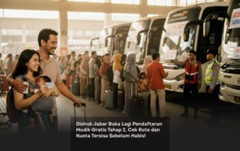Dishub Jabar Buka Lagi Pendaftaran Mudik Gratis Tahap 2, Cek Rute dan Kuota Tersisa Sebelum Habis! locusonline featured image Mar 2026