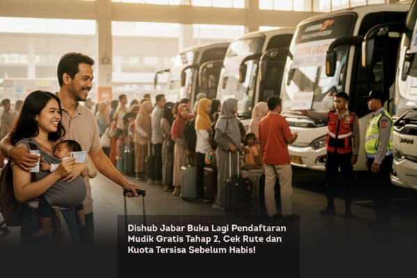 Dishub Jabar Buka Lagi Pendaftaran Mudik Gratis Tahap 2, Cek Rute dan Kuota Tersisa Sebelum Habis! locusonline featured image Mar 2026