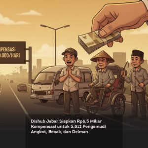 Dishub Jabar Siapkan Rp6,5 Miliar Kompensasi untuk 5.812 Pengemudi Angkot, Becak, dan Delman