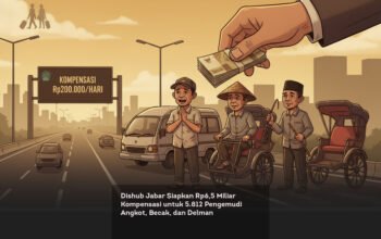 Dishub Jabar Siapkan Rp6,5 Miliar Kompensasi untuk 5.812 Pengemudi Angkot, Becak, dan Delman