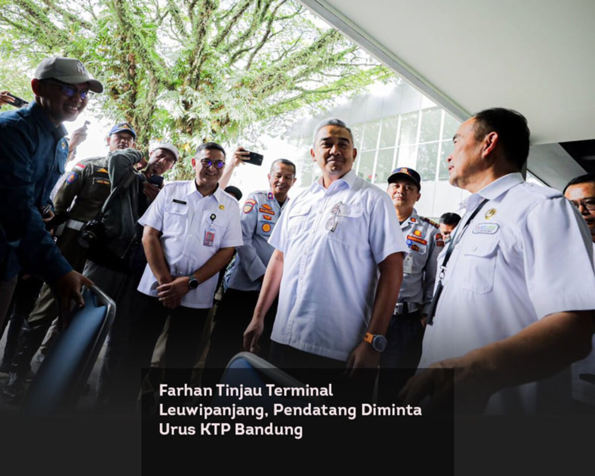 Farhan Tinjau Terminal Leuwipanjang, Pendatang Diminta Urus KTP Bandung