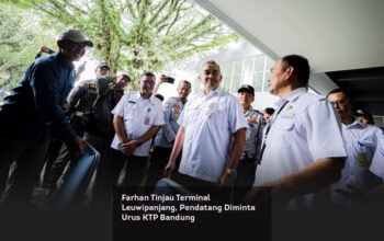 Farhan Tinjau Terminal Leuwipanjang, Pendatang Diminta Urus KTP Bandung