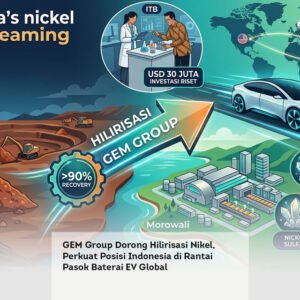 GEM Group Dorong Hilirisasi Nikel, Perkuat Posisi Indonesia di Rantai Pasok Baterai EV Global