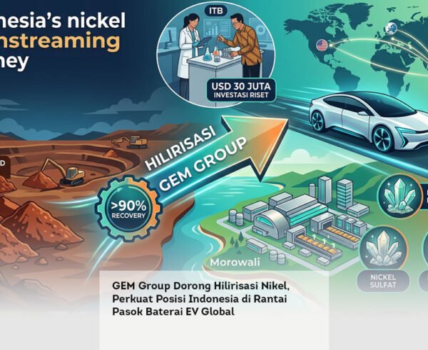 GEM Group Dorong Hilirisasi Nikel, Perkuat Posisi Indonesia di Rantai Pasok Baterai EV Global locusonline featured image Mar 2026