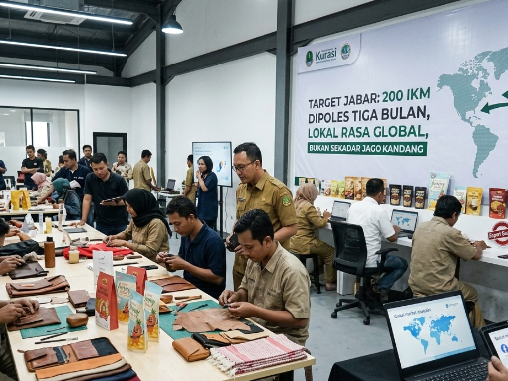 200 IKM Dipoles Tiga Bulan, Jabar Pasang Target: Lokal Rasa Global, Bukan Sekadar Jago Kandang