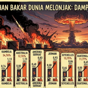 Ketika Rudal Terbang, Harga BBM di 10 Negara Ikut Melayang