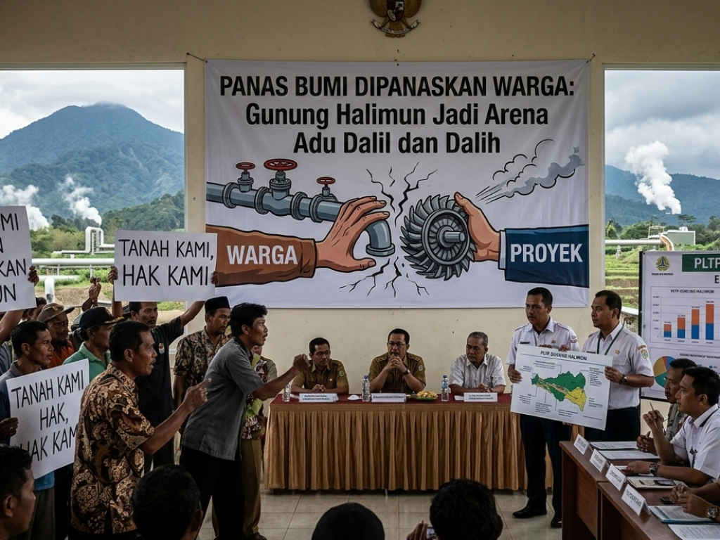 Panas Bumi Dipanaskan Warga: Gunung Halimun Jadi Arena Adu Dalil dan Dalih