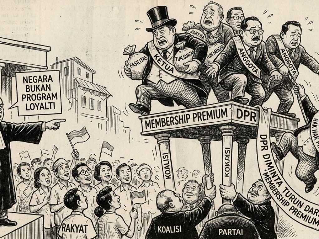 MK Ingatkan Negara Bukan Program Loyalti, DPR Diminta Turun dari ‘Membership Premium’