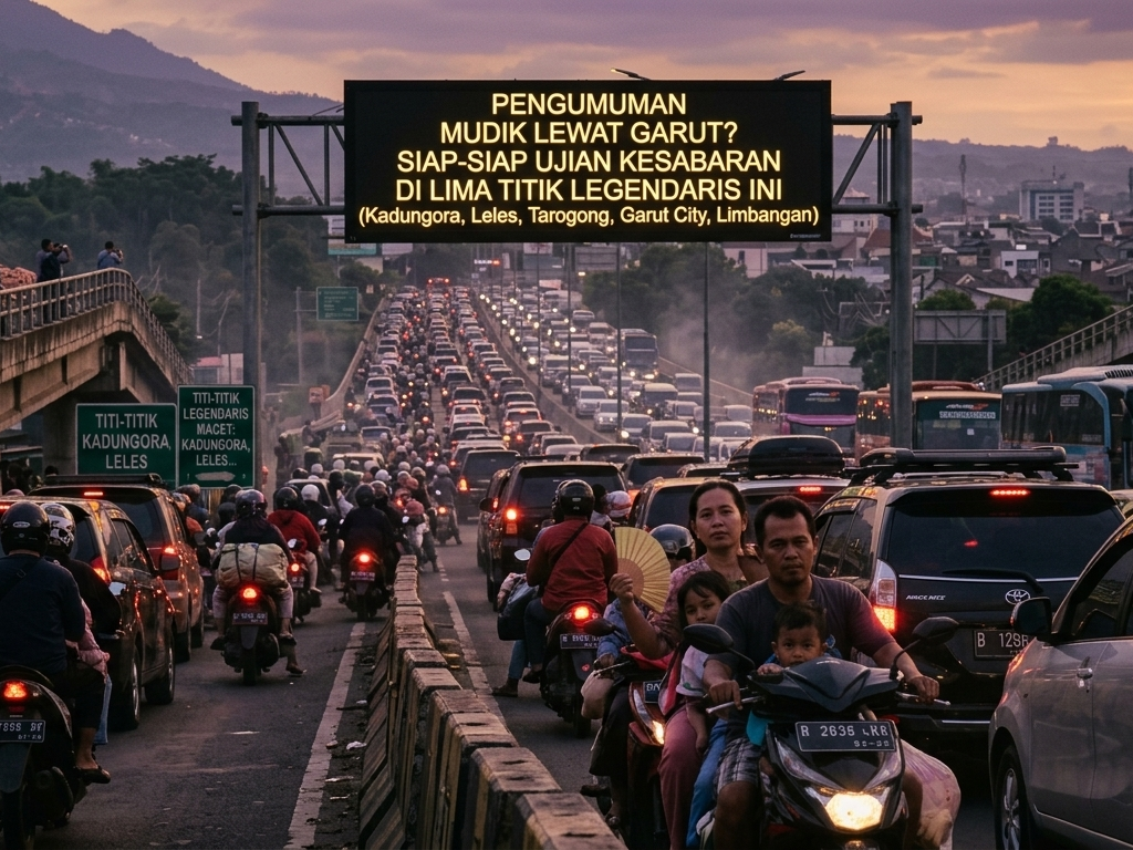 Mudik Lewat Garut? Siap-Siap Ujian Kesabaran di Lima Titik Legendaris Ini