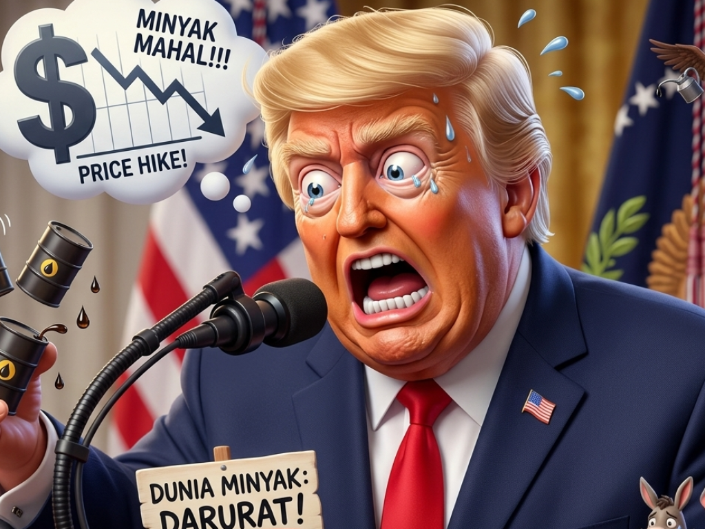 Minyak Naik, Gedung Putih Panik: Trump Minta Dunia Ikut Buka Selat Hormuz