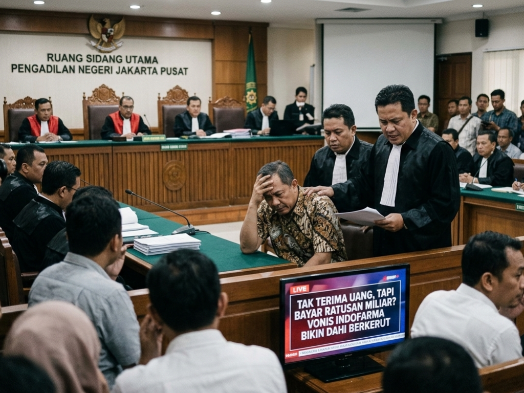 Tak Terima Uang, Tapi Bayar Ratusan Miliar? Vonis Indofarma Bikin Dahi Berkerut