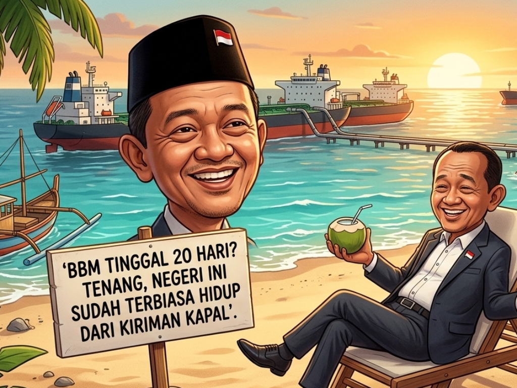 BBM Tinggal 20 Hari? Tenang, Negeri Ini Sudah Terbiasa Hidup dari Kiriman Kapal