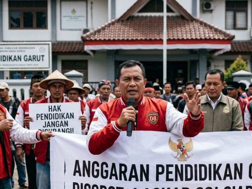 Anggaran Pendidikan Garut Disorot: Laskar 08 Siap Bawa Dugaan Penyimpangan ke Meja Hukum