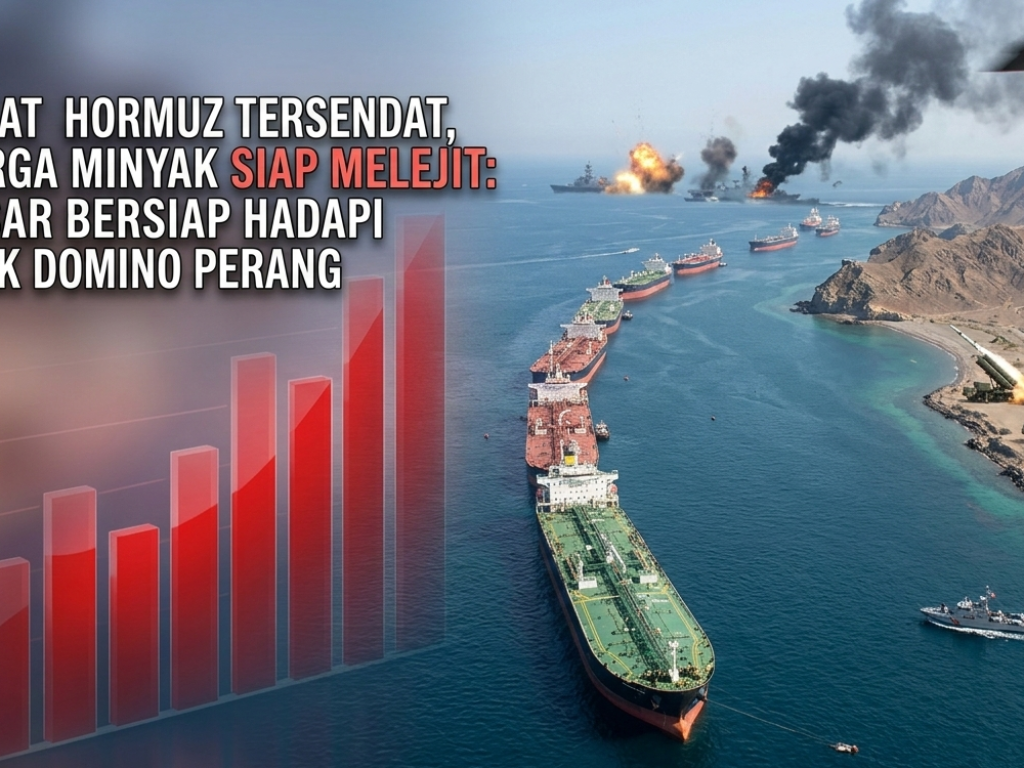 Selat Hormuz Tersendat, Harga Minyak Siap Melejit: Pasar Bersiap Hadapi Efek Domino Perang