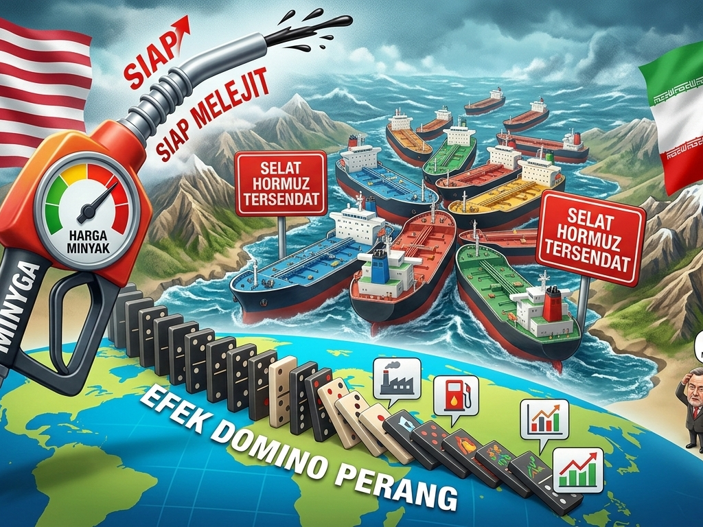 Minyak Melonjak, Dompet Amerika Deg-degan: Perang Jauh, Inflasi Datang Duluan