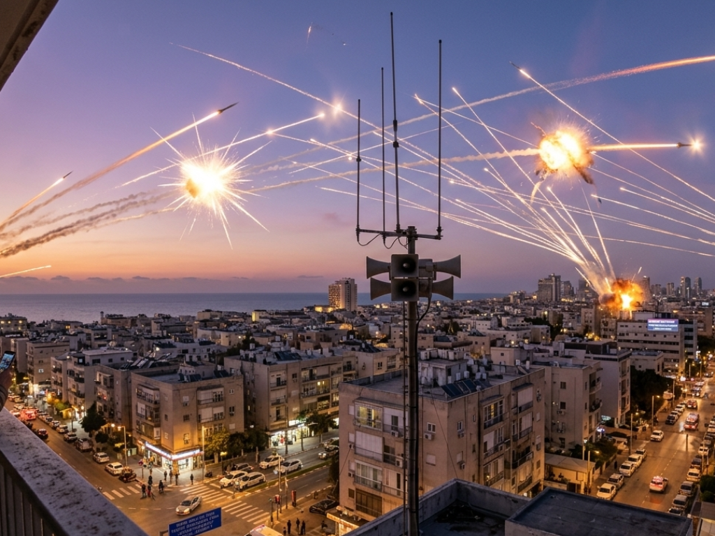 Rudal Bersahut, Sirene Menyaut: Episode Baru “Diplomasi Langit” Iran-Israel