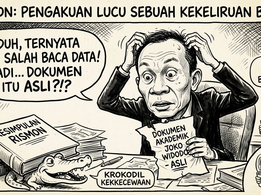 Dari Menuduh ke Menarik Rem: Peneliti Akui Salah Soal Ijazah Jokowi