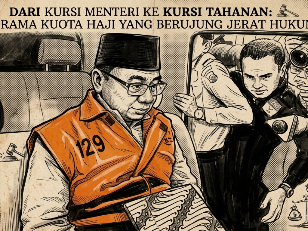 Dari Kursi Menteri ke Kursi Tahanan: Drama Kuota Haji yang Berujung Jerat Hukum