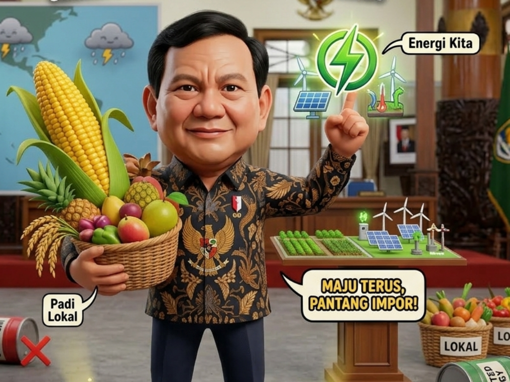 Dunia Krisis, Indonesia Digeber: Prabowo Ingin Pangan Mandiri dan Energi Tak Lagi Impor
