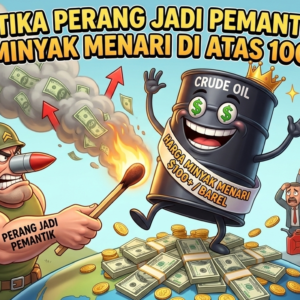 Ketika Perang Jadi Pemantik, Harga Minyak Menari di Atas 100 Dolar
