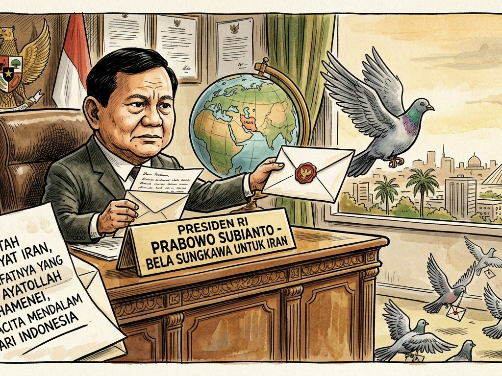 Prabowo Berkirim Belasungkawa, Dunia Masih Sibuk Menghitung Asap Perang