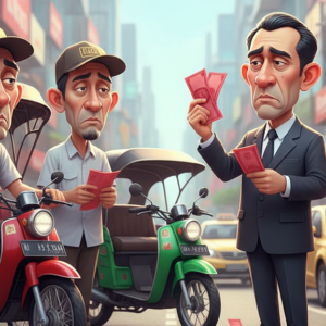 Pemerintah Paksa Libur Para Sopir Anguktan Tradisional Dengan Kompensai Lembaran Kertas Merah