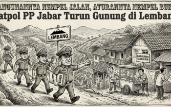 Bangunannya Nempel Jalan, Aturannya Nempel Buku: Satpol PP Jabar Turun Gunung di Lembang