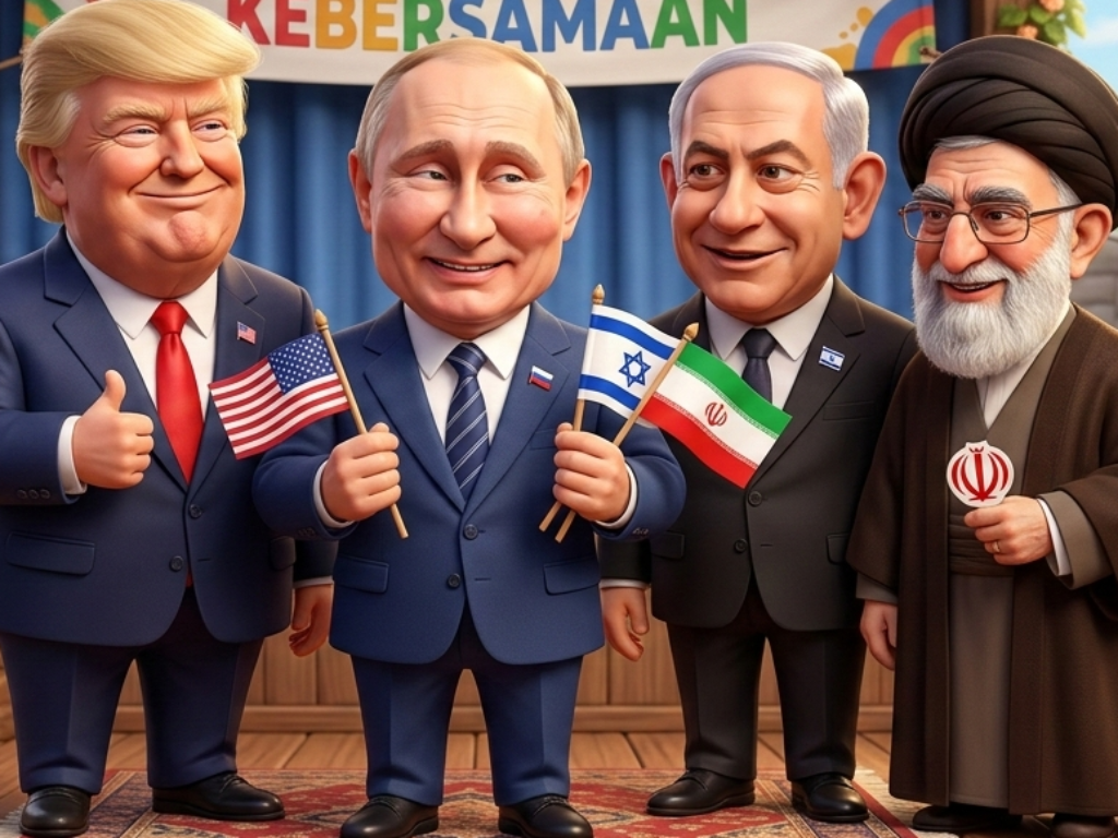 Timur Tengah di Mode ‘Hard: Payung Amerika Bocor dan Rusia Jadi Tukang Damai