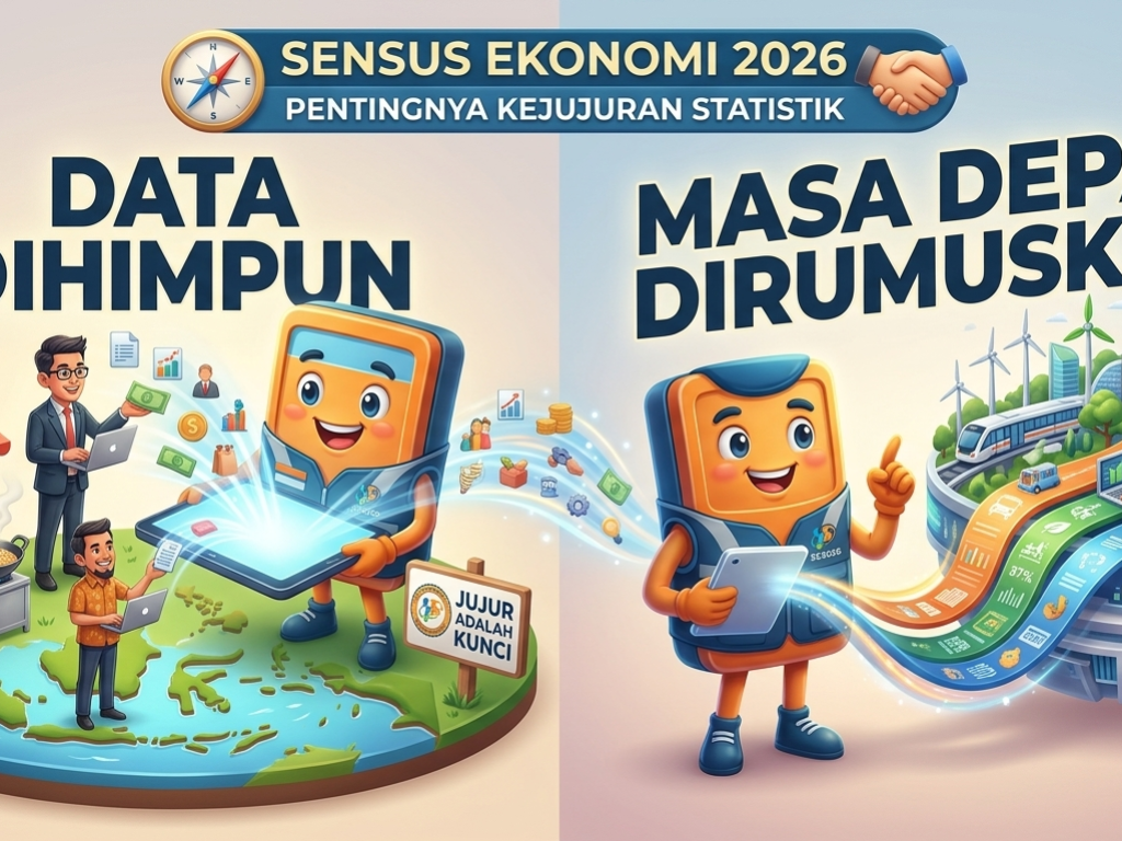 Ketika Data Dihimpun, Masa Depan Dirumuskan: Sensus Ekonomi 2026 dan Pentingnya Kejujuran Statistik