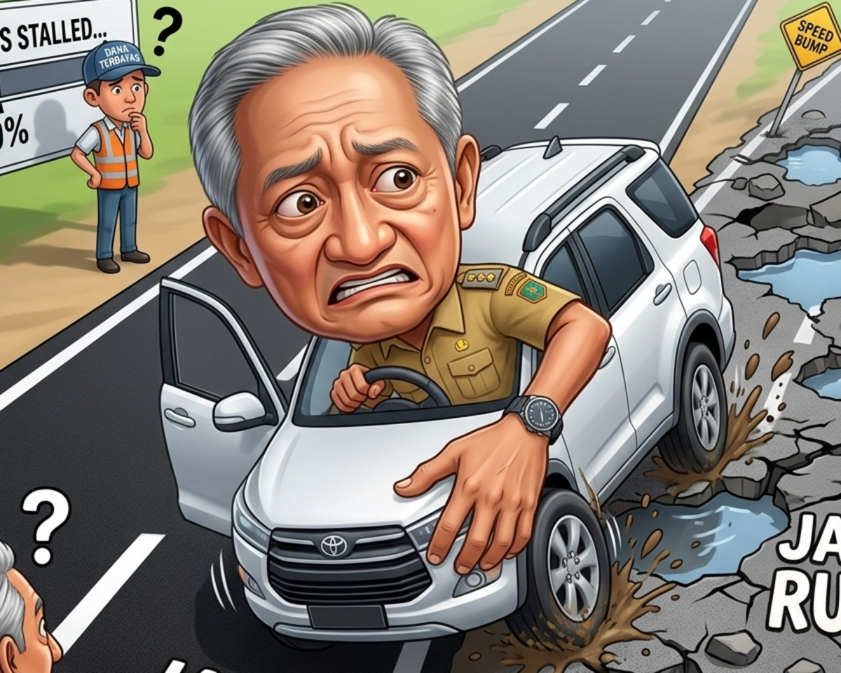 Tes Jalan ala Menteri PU: Aspal Dipuji, Bahu Jalan Ikut Disapa, Lubang Kecil Diminta Jangan Baper