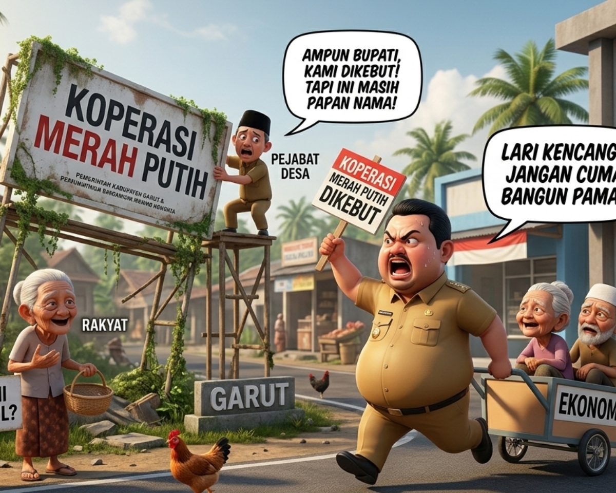 KDMP Dikebut, Ekonomi Menyusul: Bupati Garut Minta Lari Kencang, Jangan Cuma Bangun Papan Nama