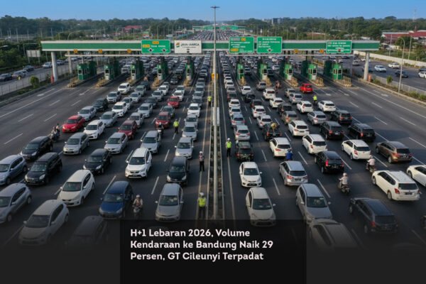 H+1 Lebaran 2026, Volume Kendaraan ke Bandung Naik 29 Persen, GT Cileunyi Terpadat locusonline featured image Mar 2026