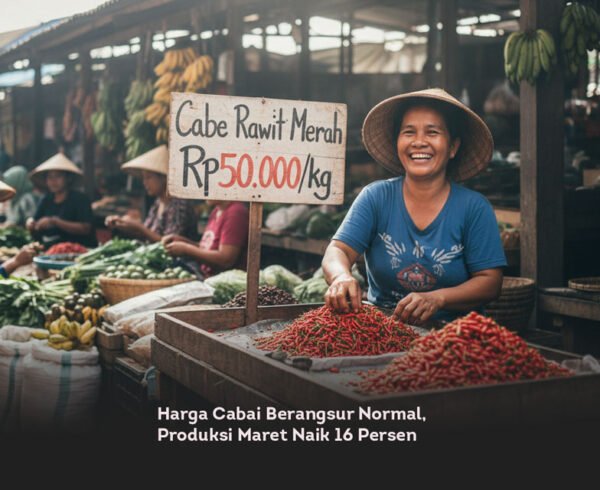 Harga Cabai Berangsur Normal, Produksi Maret Naik 16 Persen locusonline featured image Mar 2026
