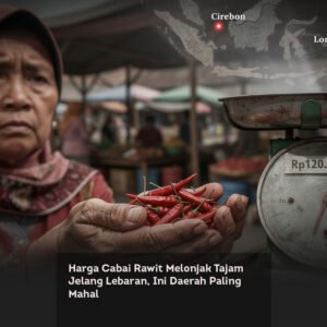 Harga Cabai Rawit Melonjak Tajam Jelang Lebaran, Ini Daerah Paling Mahal