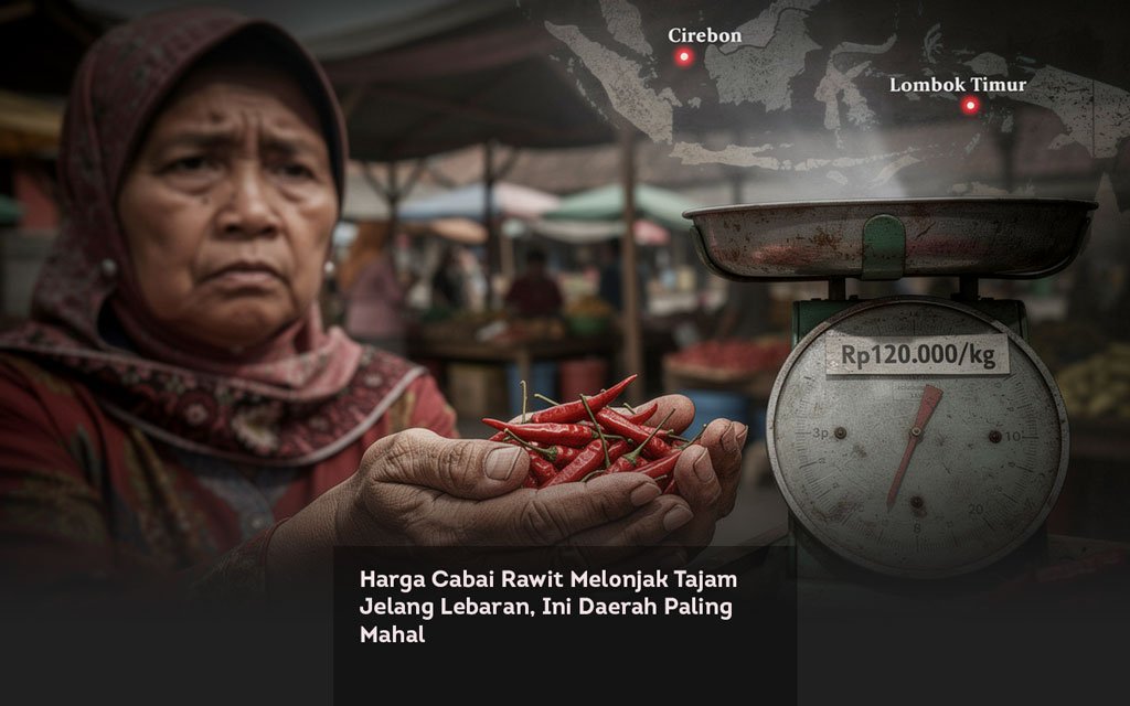 Harga Cabai Rawit Melonjak Tajam Jelang Lebaran, Ini Daerah Paling Mahal locusonline featured image Mar 2026