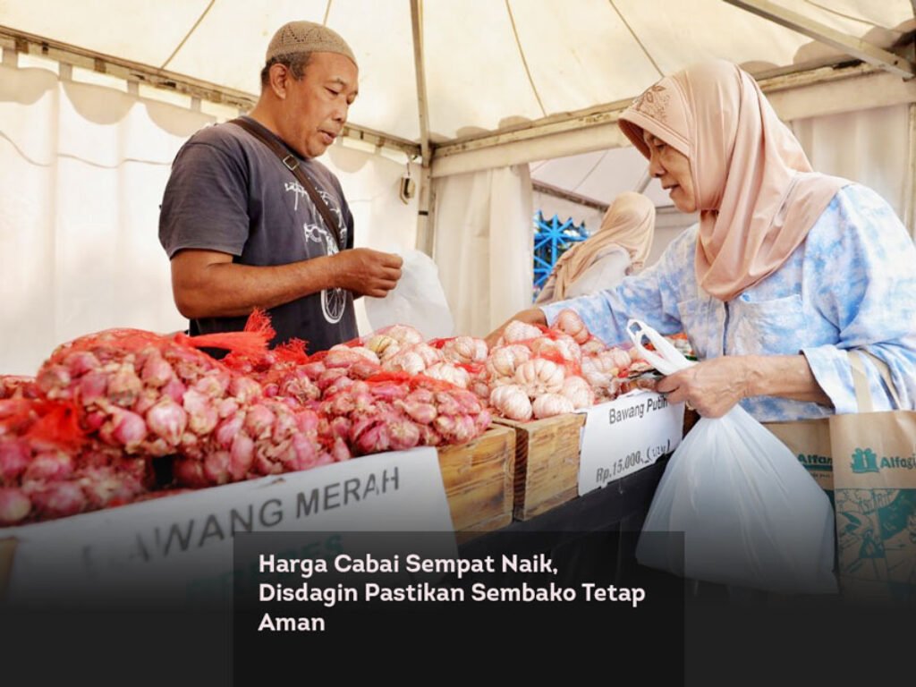 Harga Cabai Sempat Naik, Disdagin Pastikan Sembako Tetap Aman