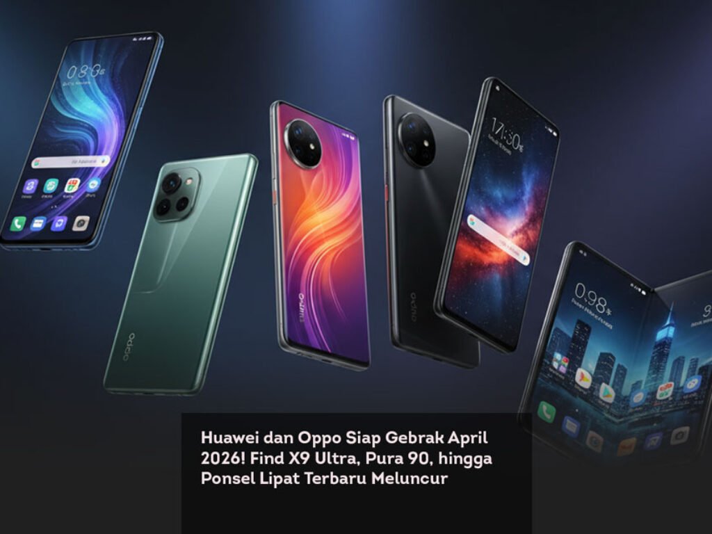 Huawei dan Oppo Siap Gebrak April 2026! Find X9 Ultra, Pura 90, hingga Ponsel Lipat Terbaru Meluncur