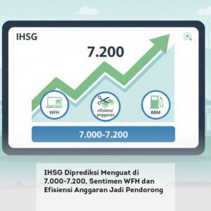 IHSG Diprediksi Menguat di 7.000-7.200, Sentimen WFH dan Efisiensi Anggaran Jadi Pendorong